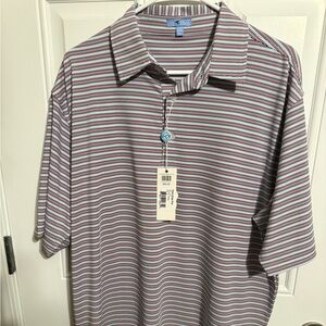 Genteal Striped Polo - XL - New w/Tags